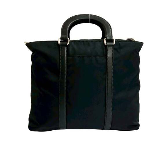 PRADA Black Leather Shoulder Bag - Picture 3 of 10